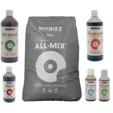 Pack All.Mix 50 litres BIOBIZZ + engrais et booster (1/3)