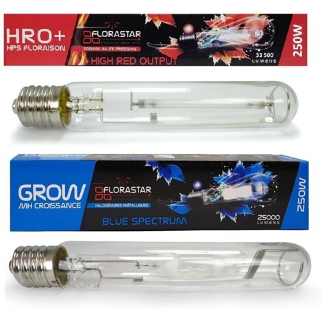 Pack ampoules 250W MH + HPS FLORASTAR