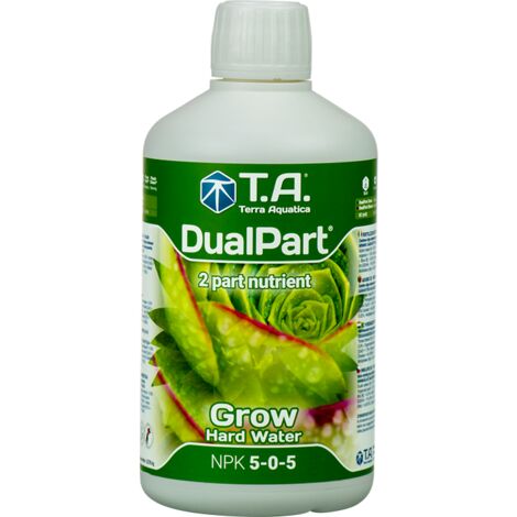 Engrais - 500ml - Croissance - Dualpart Grow - Eau dure - Floraduo - Terra Aquatica - GHE (1/2)