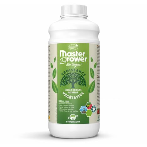 Engrais BIO VEGAN Grow 1 litre Master Grower - Hydropassion (1/2)