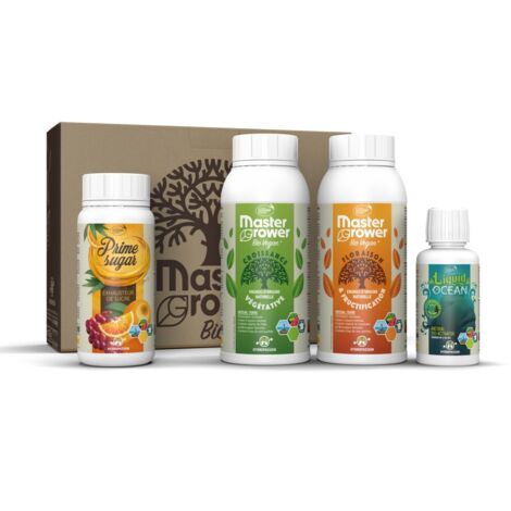 Engrais - 500ml x2 - 250ml x1 - 100ml x1 - Starter Pack Hydropassion - Master Grower (1/2)