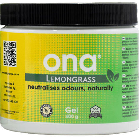 ONA gel Lemongrass en pot de 400gr (1/2)
