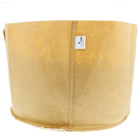 Pot textile 70 litres - GREENCUBE- Couleur sable unitaire
