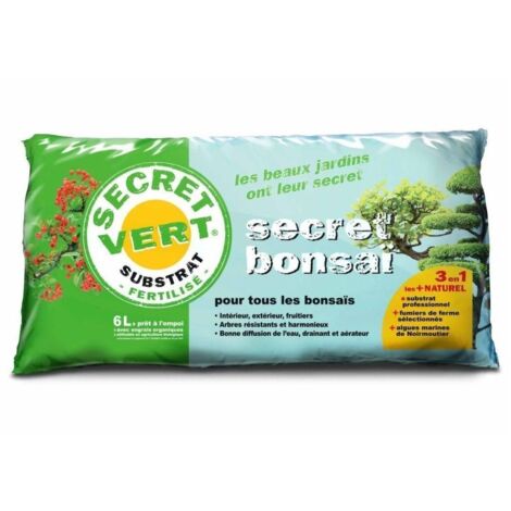 Terreau Bonsaï UAB - Secret Vert - 6L (1/3)