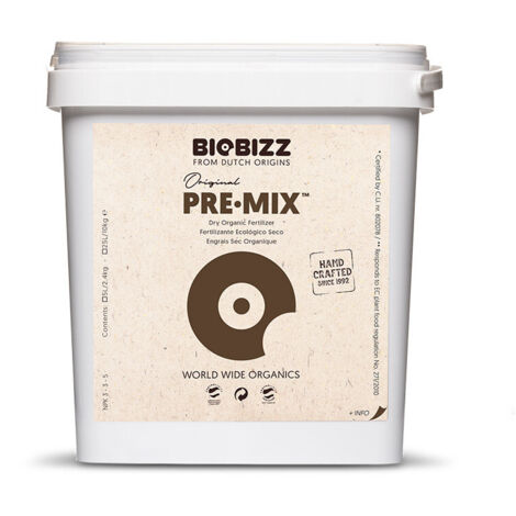 Amendements biologique - Engrais - Pre-Mix - 5L - Biobizz