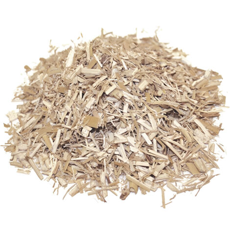 Paillis de miscanthus 5kg – Protection naturelle contre les enherbements – Densité 5-10 mm – Conditionnement 50 L pour 1,66 m² – Secret Vert
