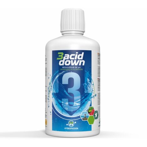 Solution 3 ACID Down 500ml - Hydropassion (1/2)