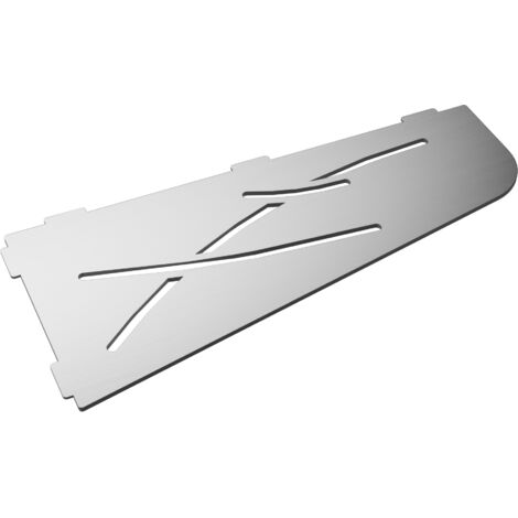 Tablette d'angle murale de douche en inox  Swag L.305mm - Acier brossé