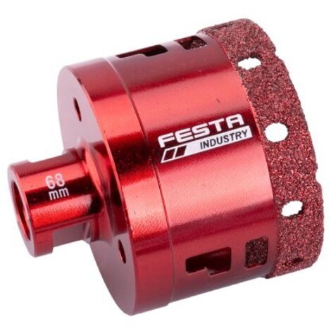 Trépan diamanté pour meuleuse avec filetage M14 - Diamètre 68mm - Série INDUSTRY