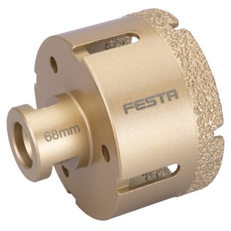 Trépan diamanté 68mm pour meuleuse avec filetage M14 - Usage professionnel