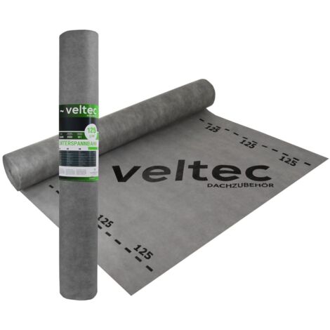 Écran sous-toiture respirant 1.5m x 50m – Membrane 3 couches pour toits en pente – Résistance UV 6 semaines – 125g/m²