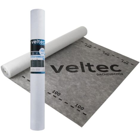 Ecran de sous-toiture respirant  PAROTEC VELTEC 100, 50m x 1.5m, 110g/m²