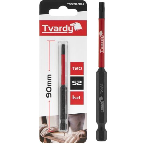 Embout T20 - S2 - Longueur 90mm - Vendu à l'unité (1/2)