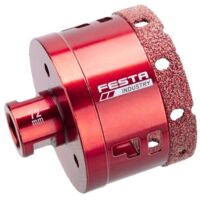 Trépan diamanté pour meuleuse avec filetage M14 - Diamètre 72mm - Série INDUSTRY