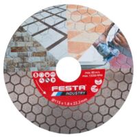 Disque diamant pour carrelage et céramique 115x1.8x22.2mm - Usage professionnel