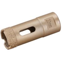 Trépan diamanté 22mm pour meuleuse avec filetage M14 - Usage professionnel