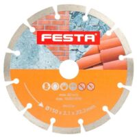 Disque diamant segmenté pour béton, brique, pierre 150x2,6x22.2mm - Usage professionnel