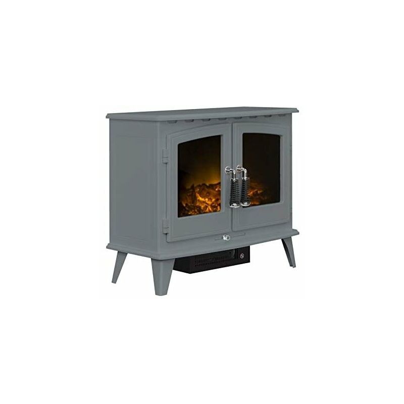 Adam Woodhouse Electric Stove in Grey