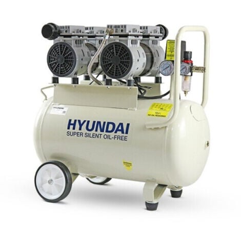 Air Compressor Hyundai HY27550 50 Litre 11CFM/100psi, Oil Free, Low Noise, Electric 2hp