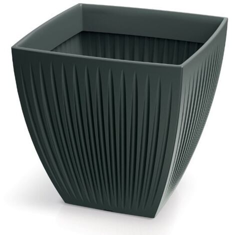 Pot de Fleur Latia Carré MIDL Ø48x48 Anthracite (1/2)