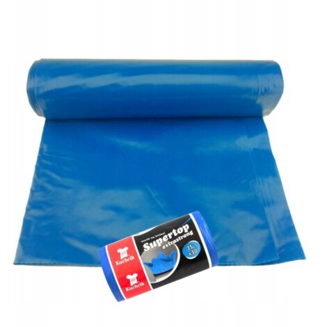 Sacs poubelle Supertop bleus 35L, lot de 30 (1/5)