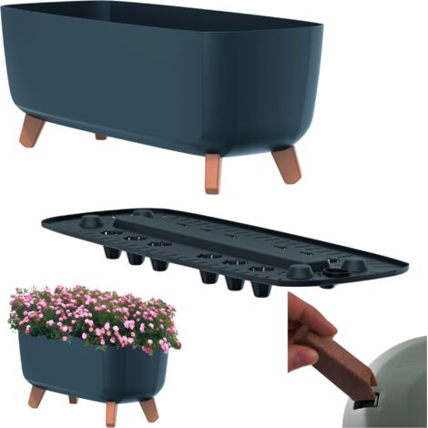 Pot de Fleurs Gracia Case DGCL600-S433 - Anthracite - Design Moderne - Résistant et Élégant (1/5)