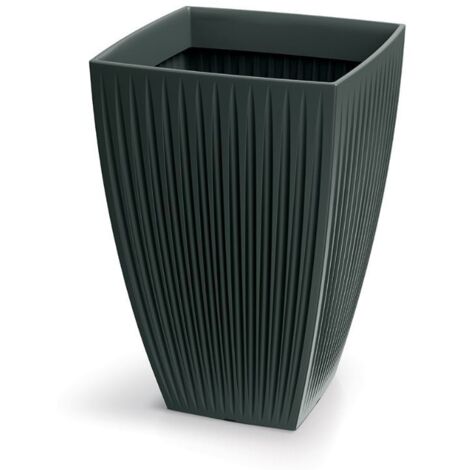 Pot Latia Carré HAUT Ø40x40 Anthracite (1/2)