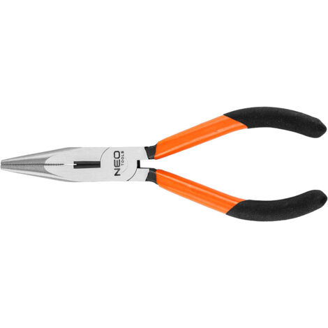 Pince à bec long droit - 200 mm - Précise et durable - Outil essentiel pour le bricolage