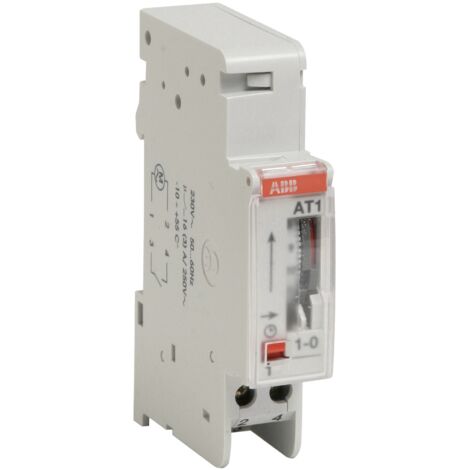 ABB – Horloge analogique journalière 1 module 24H – Tension 230V – Canal unique – Vis imperdables – Normes EN 60730-1 et EN 60730-2-7 (1/5)