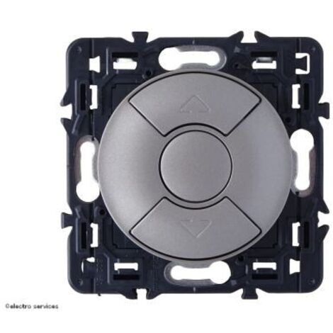 Legrand – Interrupteur de volet roulant Céliane – Titanium – Installation simple – IP41 – Pour intérieur – Dimensions 76x45x76mm (1/2)