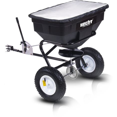 Streu Wagen Anhänger 60 L Gerät Splitt Dünge Salz Saatgut Schleuder Streuer Quad