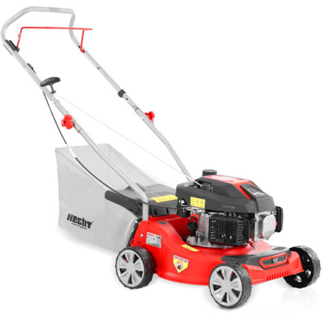 Rasenmäher Benzin mit Antrieb 40cm Schnittbreite 1,8 PS 1,3kW Hand Schiebe Mäher