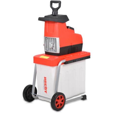 Gartenhäcksler Walzen Häcksler Elektro bis 44mm 2800W Leise Holz Motor Schredder