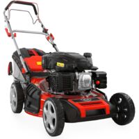 Rasenmäher Benzin mit Antrieb 6 PS 53 cm Schnittbreite Motor Mulcher Mulch Mäher
