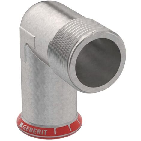 Geberit Mapress C-Stahl Übergangswinkel 90 Grad mit Außengewinde d 28mm, R 3/4″ (1/5)