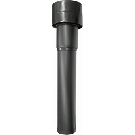 Wolf Dachdurchführung DN180 isoliert, L:1159mm, schwarz, für CWL (1/3)