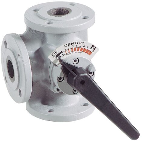 Resideo 3-Wege-Flanschenmischer DR GG 20, PN 6, gerade DN 40, Grau (1/3)