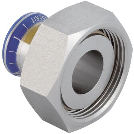 Geberit Mapress Edelstahl Gas Anschluss- verschraubung 28-G 13/8" Nr.34159 (1/5)
