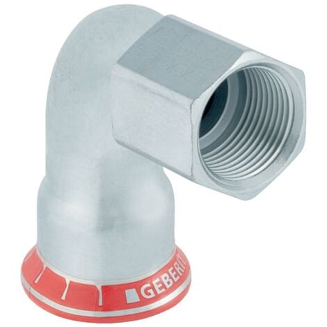 Geberit Mapress C-Stahl Übergangswinkel 90 Grad mit Innengewinde, d 28mm, Rp 1/2" (1/5)