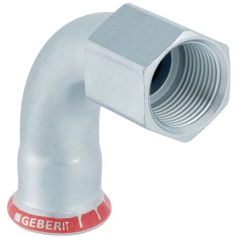 Geberit Übergangsbogen Mapress C-Stahl d 28xRp 1, 90G, m IG, außen verzinkt (1/5)