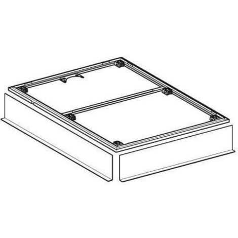 Geberit Installationsrahmen für Setaplano Duschwanne über 1000 mm, für 6 Füße, 1400 x 1000 mm - 154484001