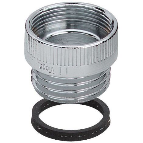 Viega Übergangsstück 3252 in G1/2 x M22 x 1mm Rotguss verchromt (1/2)