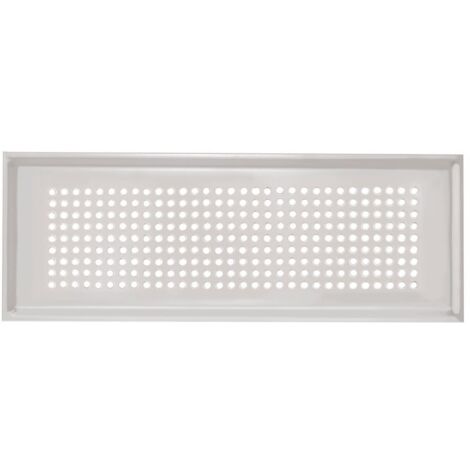 Zehnder Design-Abdeckgitter Aufputz Roma 350x130mm Edelstahl, Nr.990322081