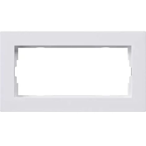 Gira Abdeckrahmen 1002295 2fach o.M. flach E2 reinweiss 1002295