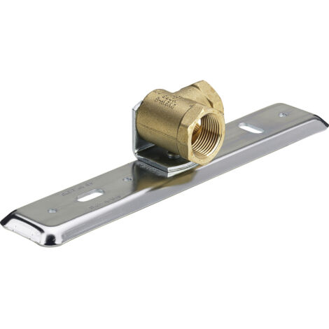 Viega Gaszähler-Anschlussplatte G2324.2 in Rp1 Messing blank