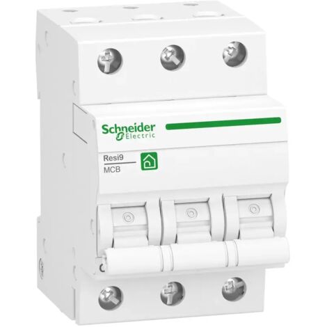 Schneider Electric Leitungsschutzschalter Resi9 3P, 25A, C Charakteristik, 6kA R9F24325