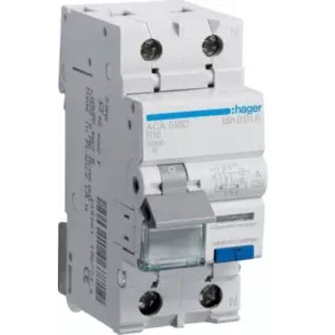 Hager ACA516D 1polig+N 10kA B16A 0,01A A FI / LS-Kombination