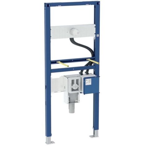 Geberit Duofix - Montageelement für Waschtisch, 130 cm, elektronische Wandarmatur mit UP-Funktionsbox, mit UP-Geruchsverschluss 111.561.00.1 (1/5)