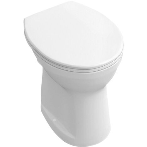 Villeroy & Boch Stand-WC O.NOVO flach, 355 x 465 mm Abgang senkrecht weiß 76190101