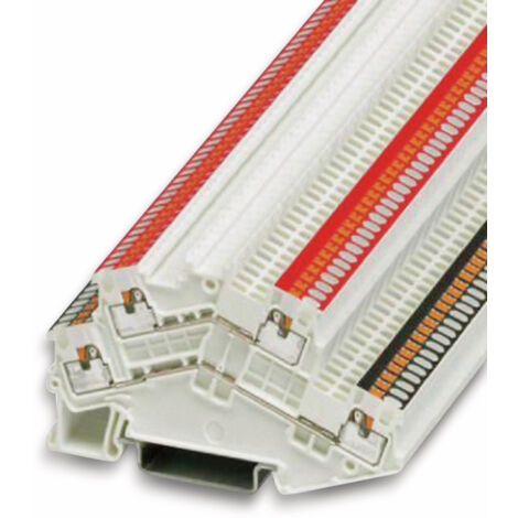 Phoenix Contact Doppelstock-Klemme 0, 14-1, 5qmm, weiß PTTBS1, 5SWH/U-BKO-RD